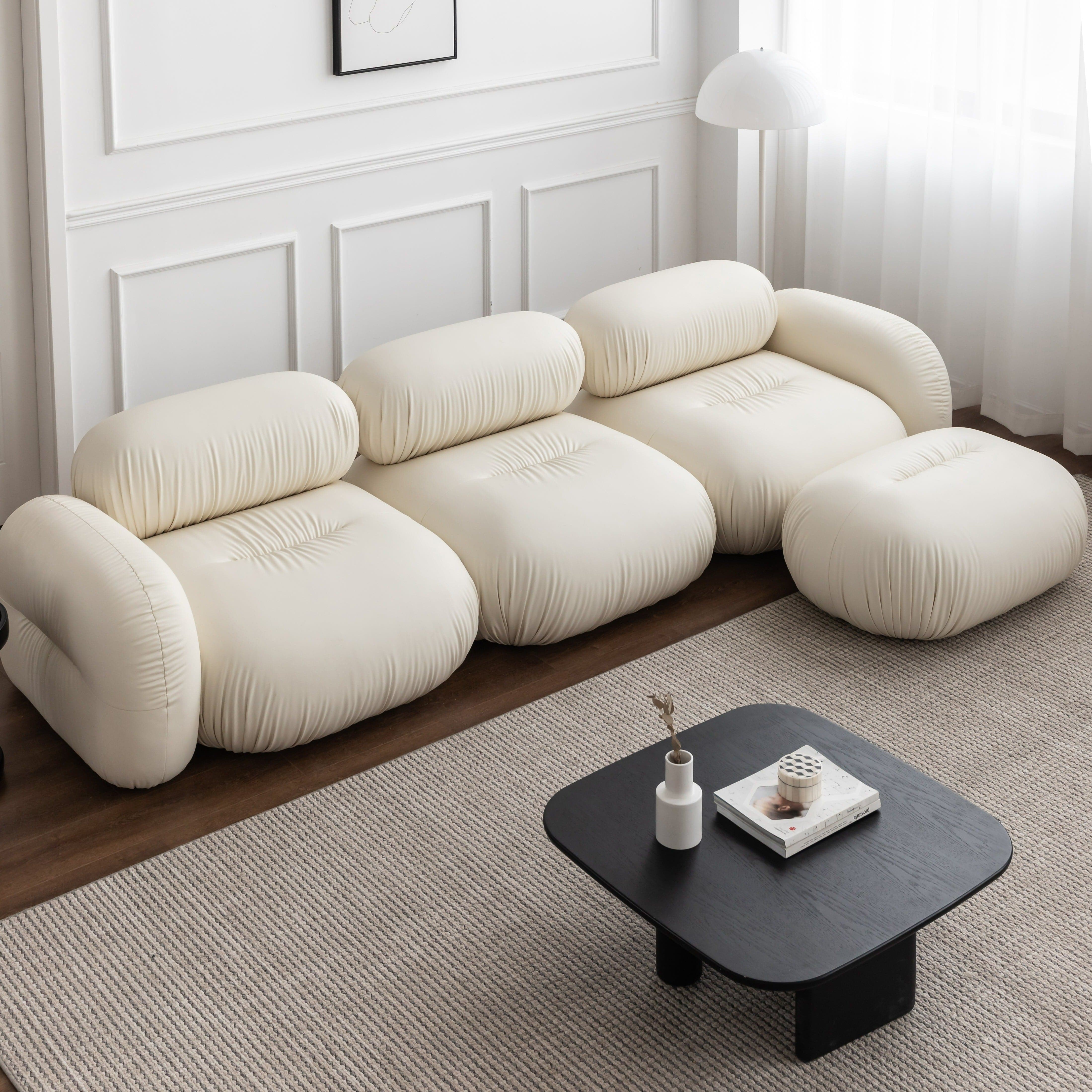 Ondo Sofa/ 4-Seater with Ottoman - grado