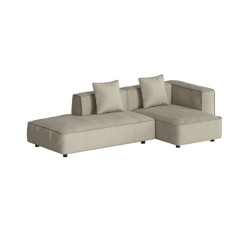 Butter Sofa Soft, L-Shaped Sectional with Chaise - grado