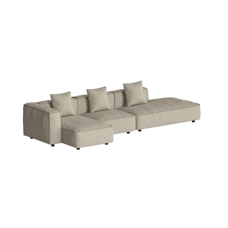 Butter Sofa Soft, L-Shaped Sectional with Chaise - grado
