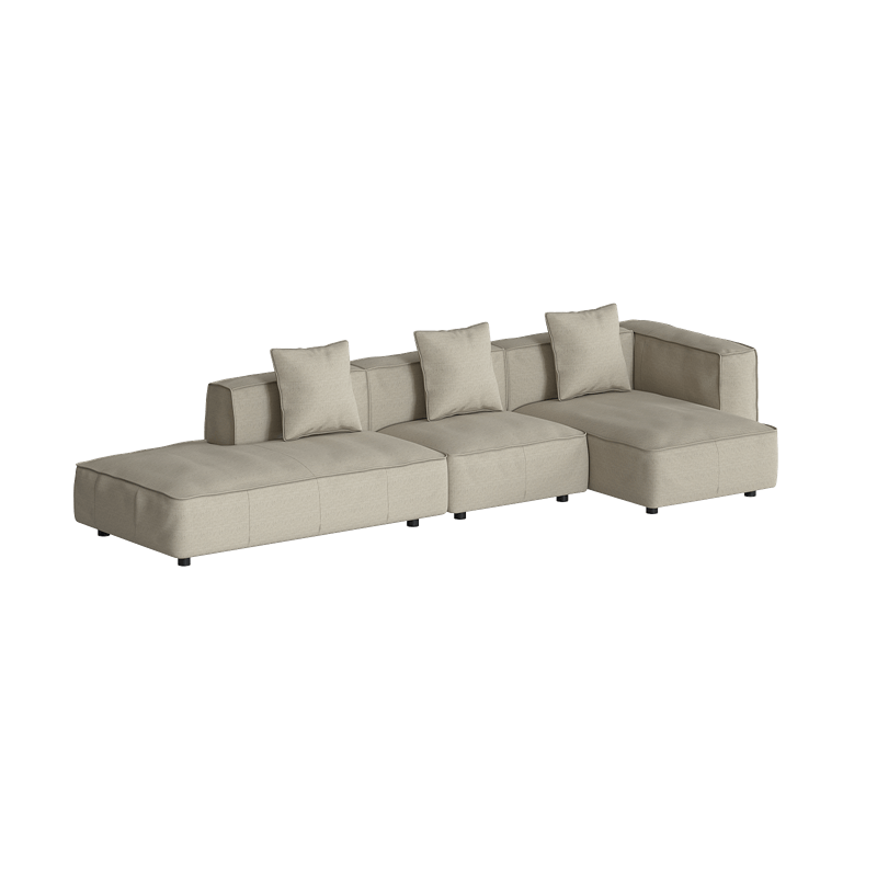 Butter Sofa Soft, L-Shaped Sectional with Chaise - grado