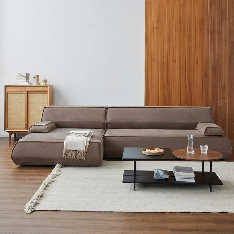 Tofu Chaise Sectional Sofa