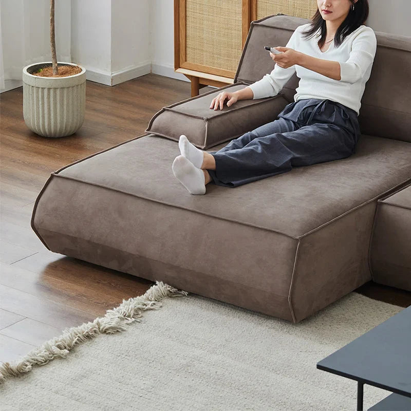 Tofu Chaise Sectional Sofa