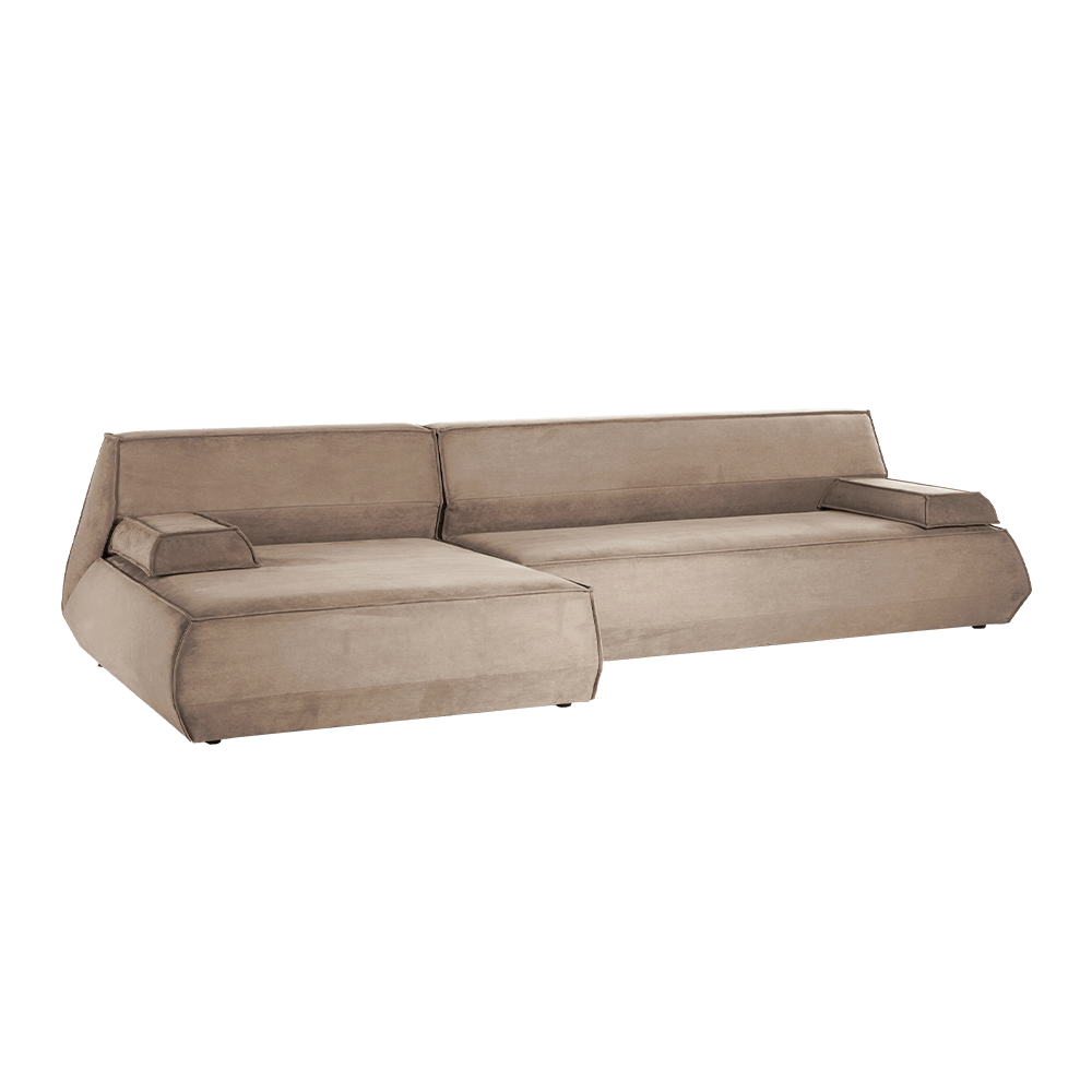 Tofu Chaise Sectional Sofa