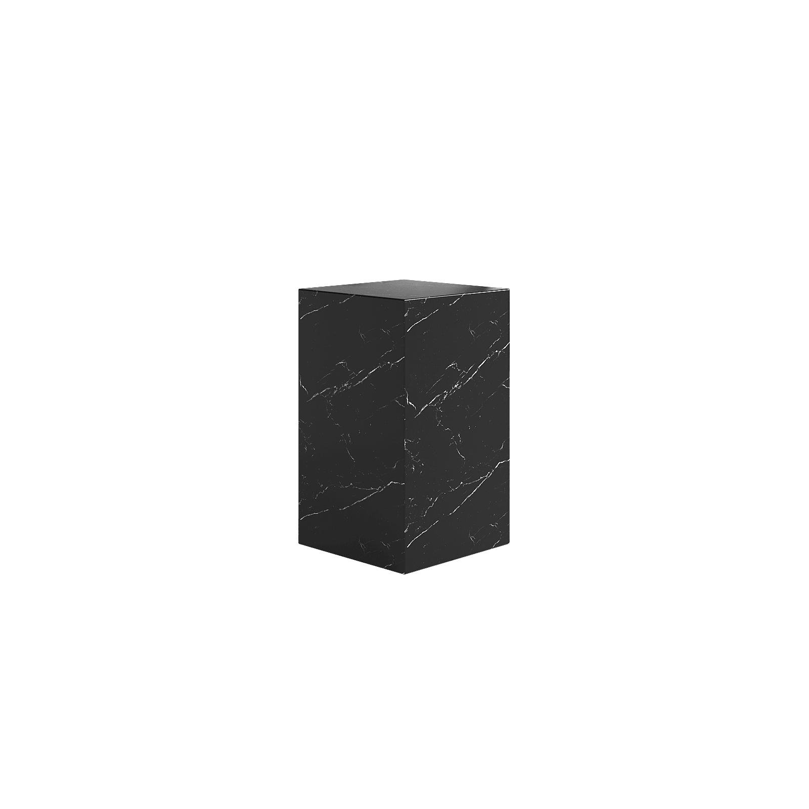 Sugar Cubes Coffee Table / Stand - Black-And-White Marble - 300*300mm - grado