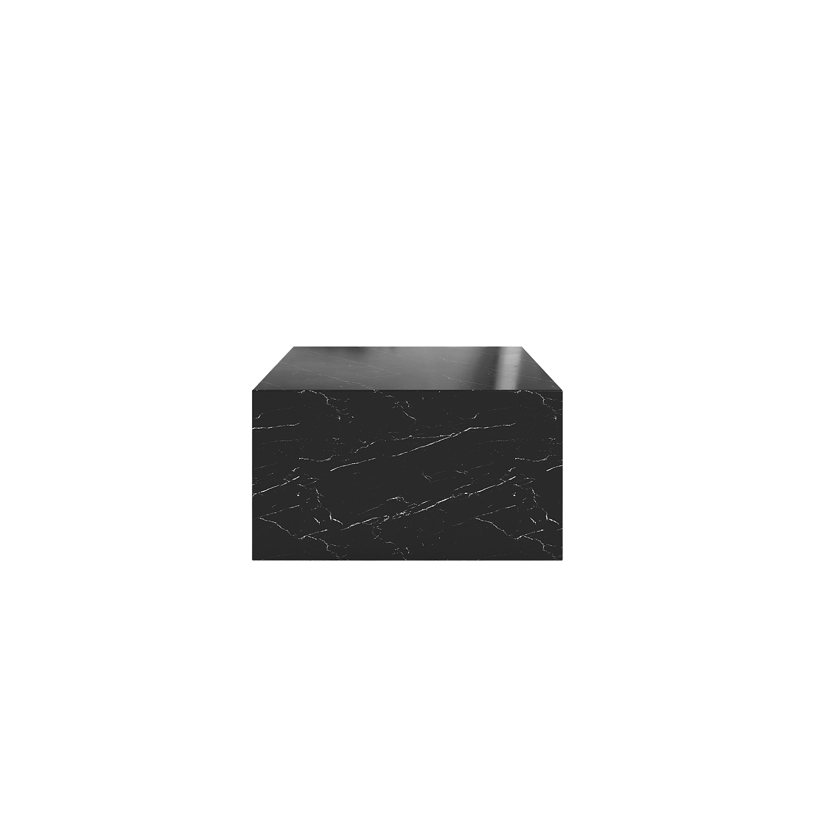 Sugar Cubes Coffee Table / Long - Black-And-White Marble - 1000*600mm - grado