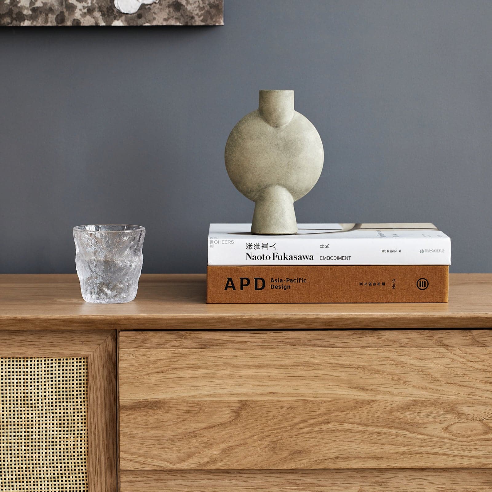 Torii Sideboard with Woven Rattan Doors and Drawers7